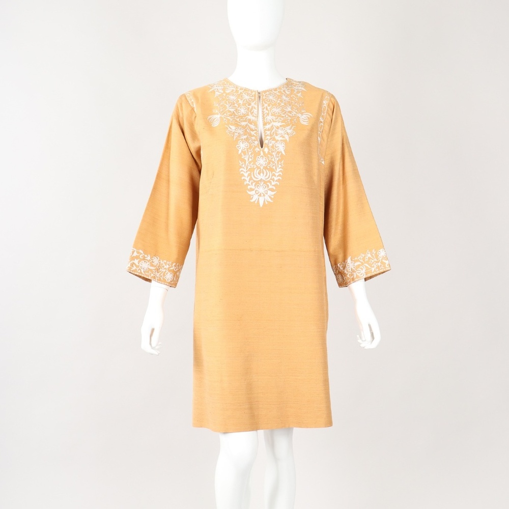 Vintage DEHLIWALA LORD & TAYLOR Embroid Tunic Sz M